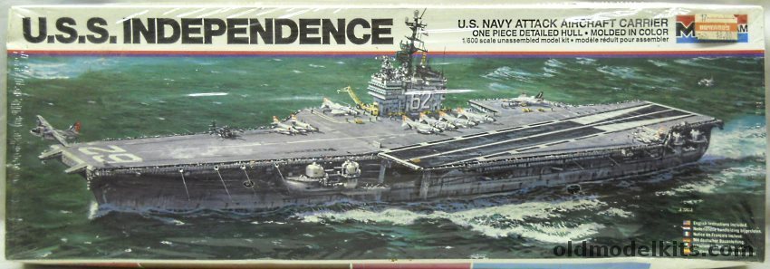 Monogram 1/600 USS Independence CV62 Aircraft Carrier, 3503 plastic model kit